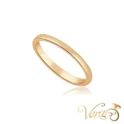 10K RG Band Ring, Size 7.25, 1.6g