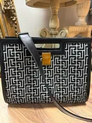 BALMAIN 1945 Monogrammed Jacquard Tote