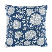 Adare Denim Quilted Pillow