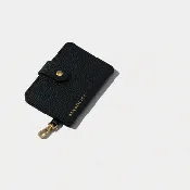 Add-On Sleek Mirror Magnet Wallet - Black/Gold