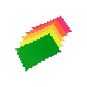 Fluorescent Rectangle Starburst Signs - 3 Sizes Available