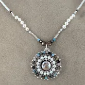 Desert Dawn pendant necklace by Tucson designer Lisa Sirlin-Hall | sirlin hall jewelry
