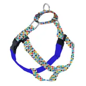 2 Hounds Design Freedom No-Pull Dog Harness - Large 1" x 28-32" - Indy Flag