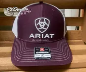 Ariat cap - burgundy