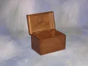 Recipe Box - Solid Wood 4x6