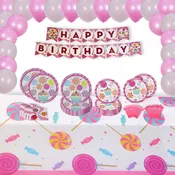 Candy Deluxe Party Supplies Packs (For 16 Guests)