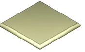 Bullnose Flat Column Cap