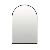 Benoni 24" Classic Domed Bathroom/Vanity Aluminum Framed Wall Mirror