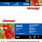 Dye Sublimation Ink Sb53 Black 2000mL