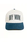 BOY MOM Embroidery Snap Back