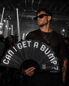 Can I Get A Bump? Rave Hand Fan — Oversized Clack Fan for EDM, Festivals & Pool Parties