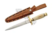 10.5" BONE HND RENAISSANCE BONE DAGGER + 203105-BO