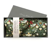 1 Lavender Heart & 1 Liberty Hanky: Strawberry Thief Dark Green