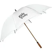 White Windproof Golf Umbrella - 64" Arc — Association of Bridal Consultants