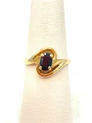 14K Gold Sapphire 14K Ring Sz 6