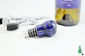 Bottle Stopper – SpectraPly Blue Angel with Stainless Steel