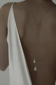 Baroque Pearl Bolo Necklace