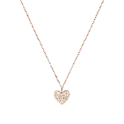 18k. Pink Gold Korloff “KORLOVE” diamond Necklace Medium