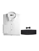 3-Piece Tuxedo Shirt Package