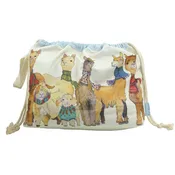 Alpaca & Friends Drawstring Bag