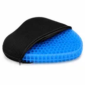 Ergonomic Honeycomb Gel Seat Cushion with Breathable Mesh Cover