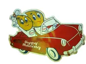 1959 Esso “Happy Motoring” Porcelain Metal Sign