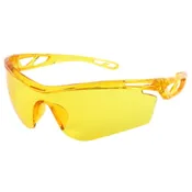 MCR CL414 Lightweight Blade Frame Safety Glasses [12 PACK]