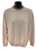 100% PIMA COTTON SWEATER - PINK