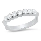 14K White Gold Ladies Ring