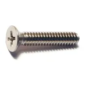 10-24 X 1 Stainless Steel Phillips Flat Head Machine Screws - 18-8 Coarse Thread