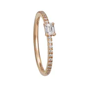 14K ROSE GOLD DIAMOND FASHION RING