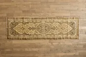 1920s Neutral Persian Runner 3'4 x 11'5