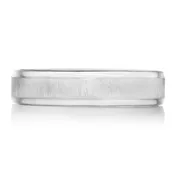 5mm Wedding Band in Satin Finish with Beveled Edge
