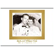 50th Wedding Anniversary Party Invitation, Style 1P