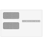 1099 Double Window Envelope - Fits 2 UP (2 Forms per Page)