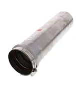 3" Stainless Steel Single Wall Straight Pipe with Gasket