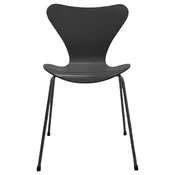 Arne Jacobsen Armless Stack Chair (Grey Woodgrain Veneer)