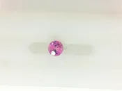 0.64 Carat Round Shape Sapphire PinkColor