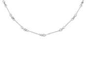 14k Twisted Bar necklace