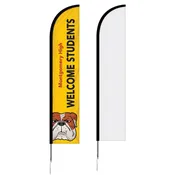 Double-Sided 10ft Half Drop Banner & Stand