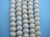 10mm Plain Bone Beads