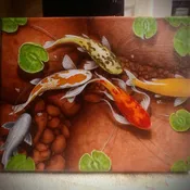 Koi Pond Art