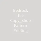 Bedrock Tee Copy_Shop Pattern Printing