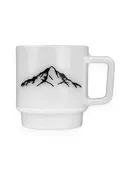 MILK GLASS MUG
