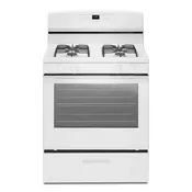 AMANA  30-inch Gas Range with Bake Assist Temps - White (AGR6303MMW)