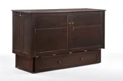 Clover Murphy Cabinet Bed – Dark Chocolate