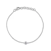 0.06CT 14K W/G DIAMOND BEZEL B