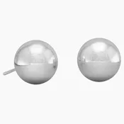 10mm Ball Silver Stud Earrings