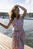 Claudia Skirt Set in Vintage Floral Print
