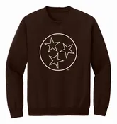 The Tristar Outline Sweatshirt - DK Brown